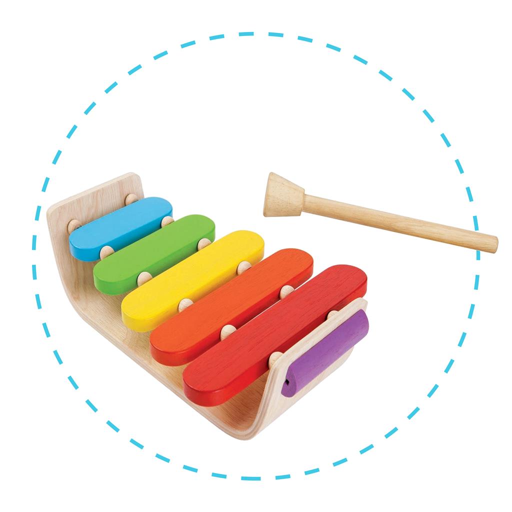 Oval xylophone