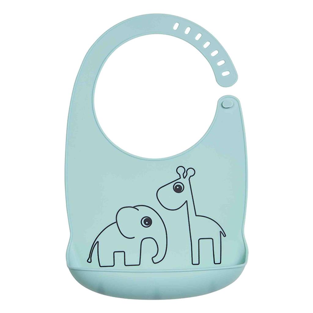 Bib (silicone) deer friends