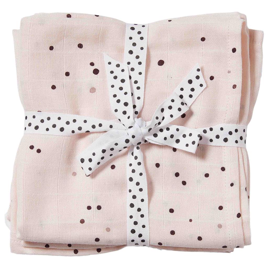 Inbakerdoek (2-pack) dreamy dots