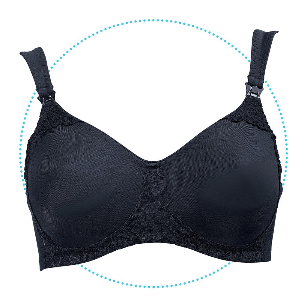 Soutien-gorge d'allaitement basic + dentelle