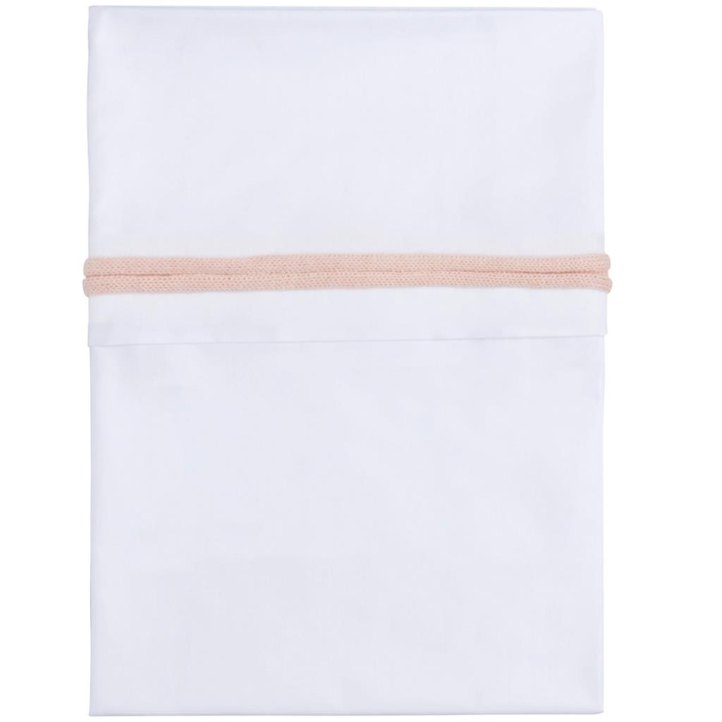 Drap de berceau (passepoil tricoté de couleur) uniquement pour bébé