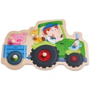 Puzzle insert : Tracteur fou