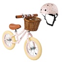 *PACK Vélo d'équilibre+casque (rose bonton, étoiles)