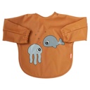 Bib with sleeves sea friends