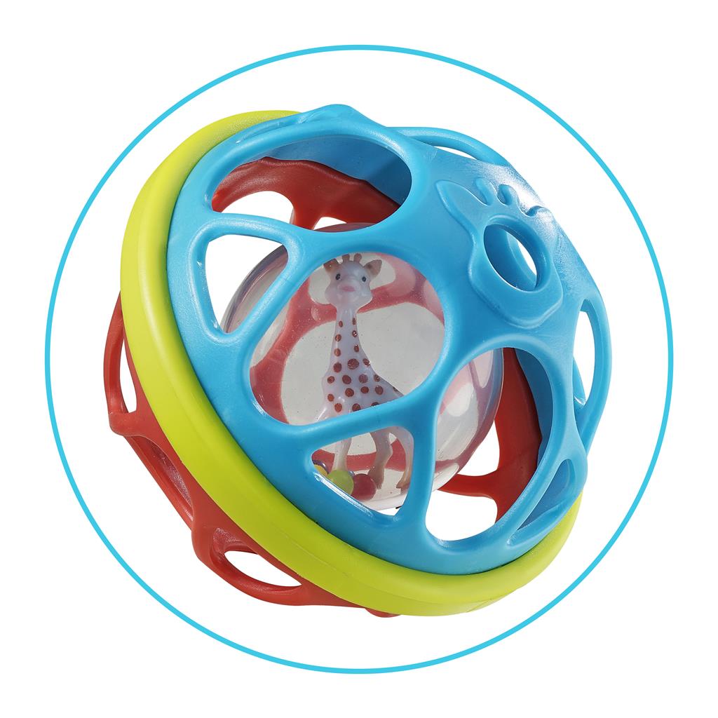 Soft rattle play ball