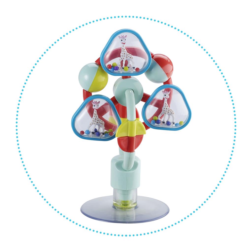 Activity center on suction cup