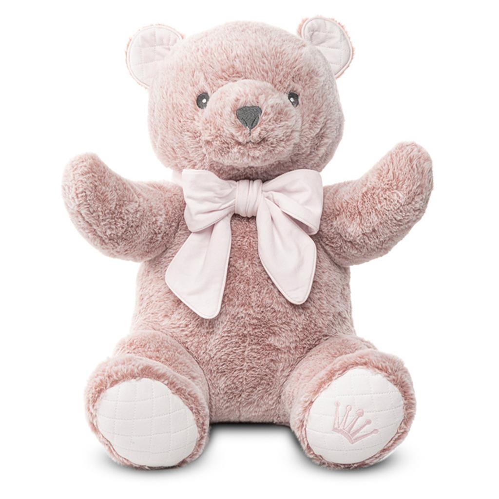 Ours en peluche 40cm Zoe rose