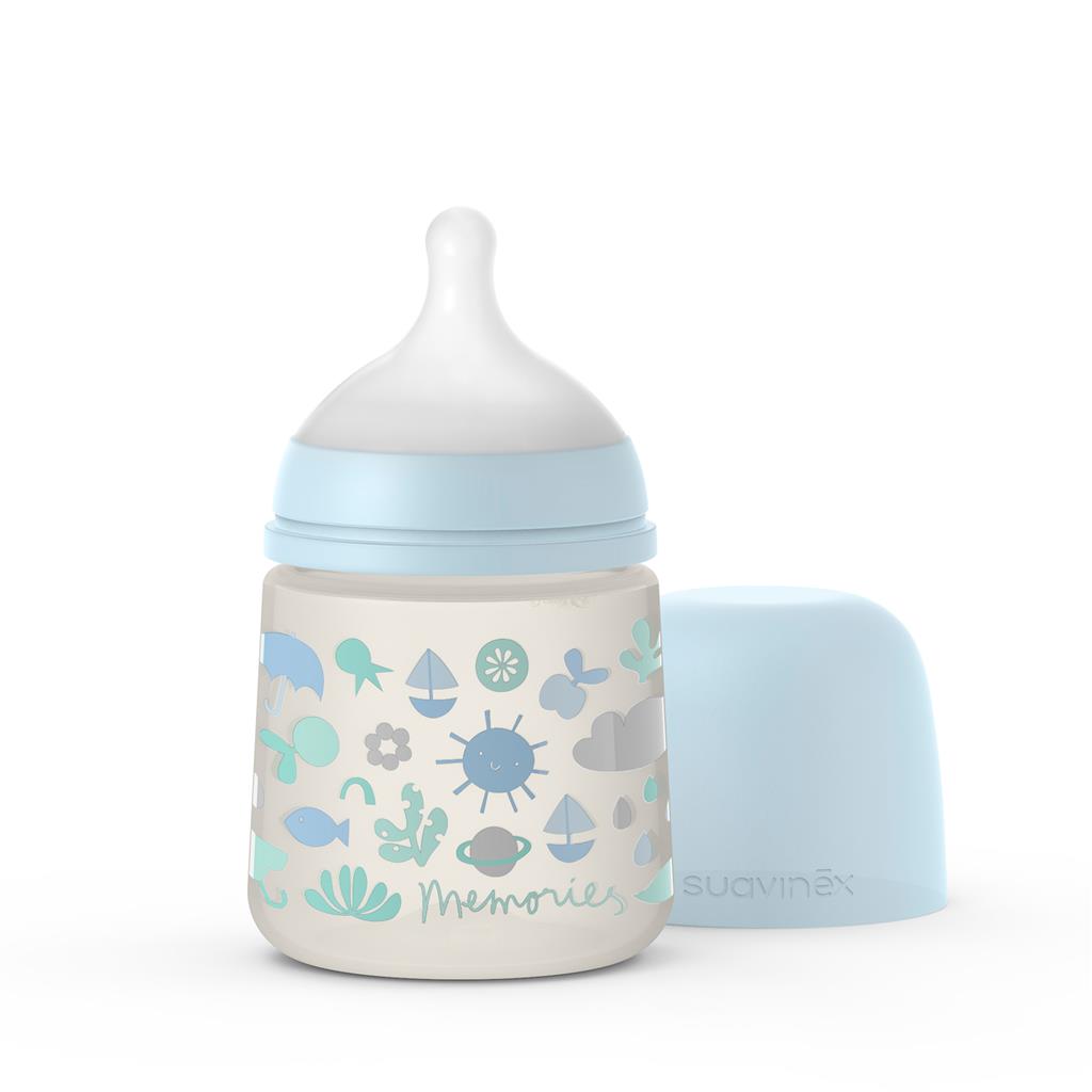 Suction bottle 150ml (sil, slow flow) memories