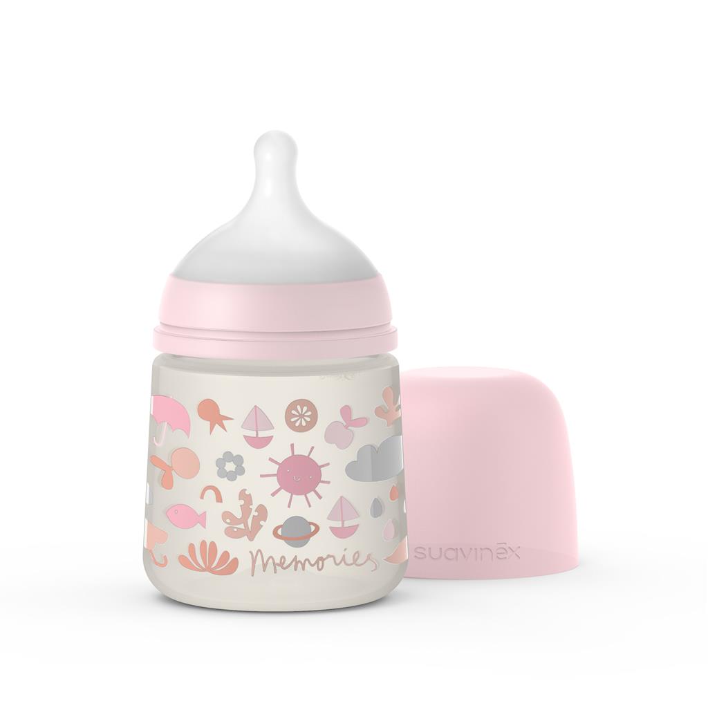 Suction bottle 150ml (sil, slow flow) memories