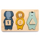 Counting puzzle wood