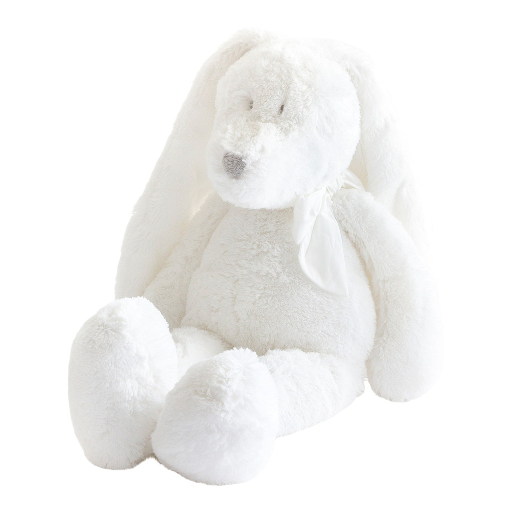 Cuddle rabbit Flore with white bow (32cm)