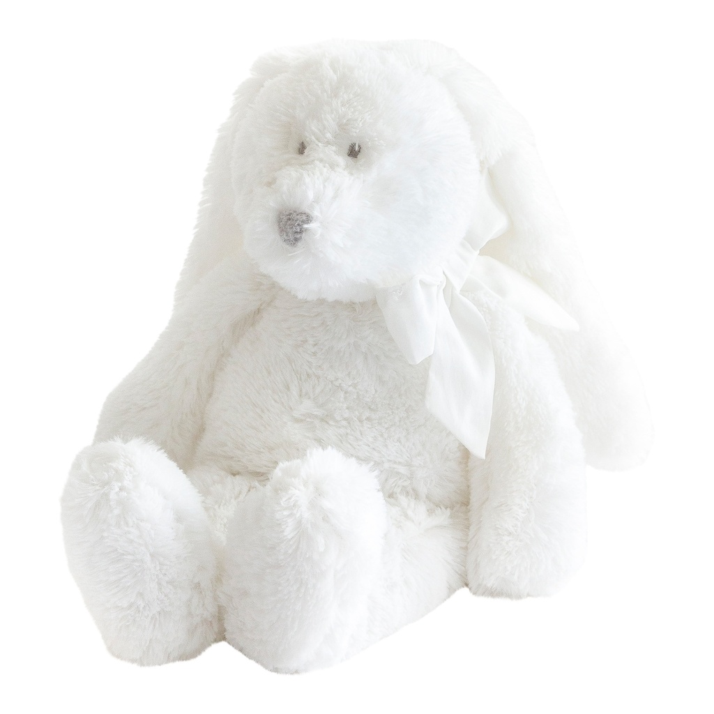 Cuddle rabbit Flore with white bow (18cm)