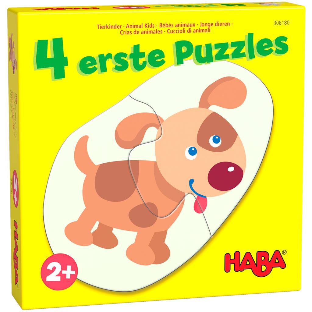 4 premiers puzzles - jeunes animaux