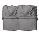 Fitted sheet (organic, 2 pcs.) for junior bed