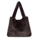 Nursing bag faux fur mom-bag