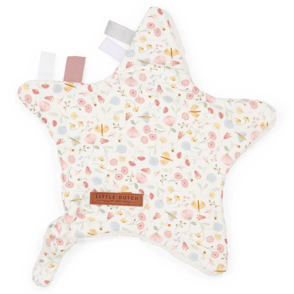 Cuddly blanket star flowers&butterflies