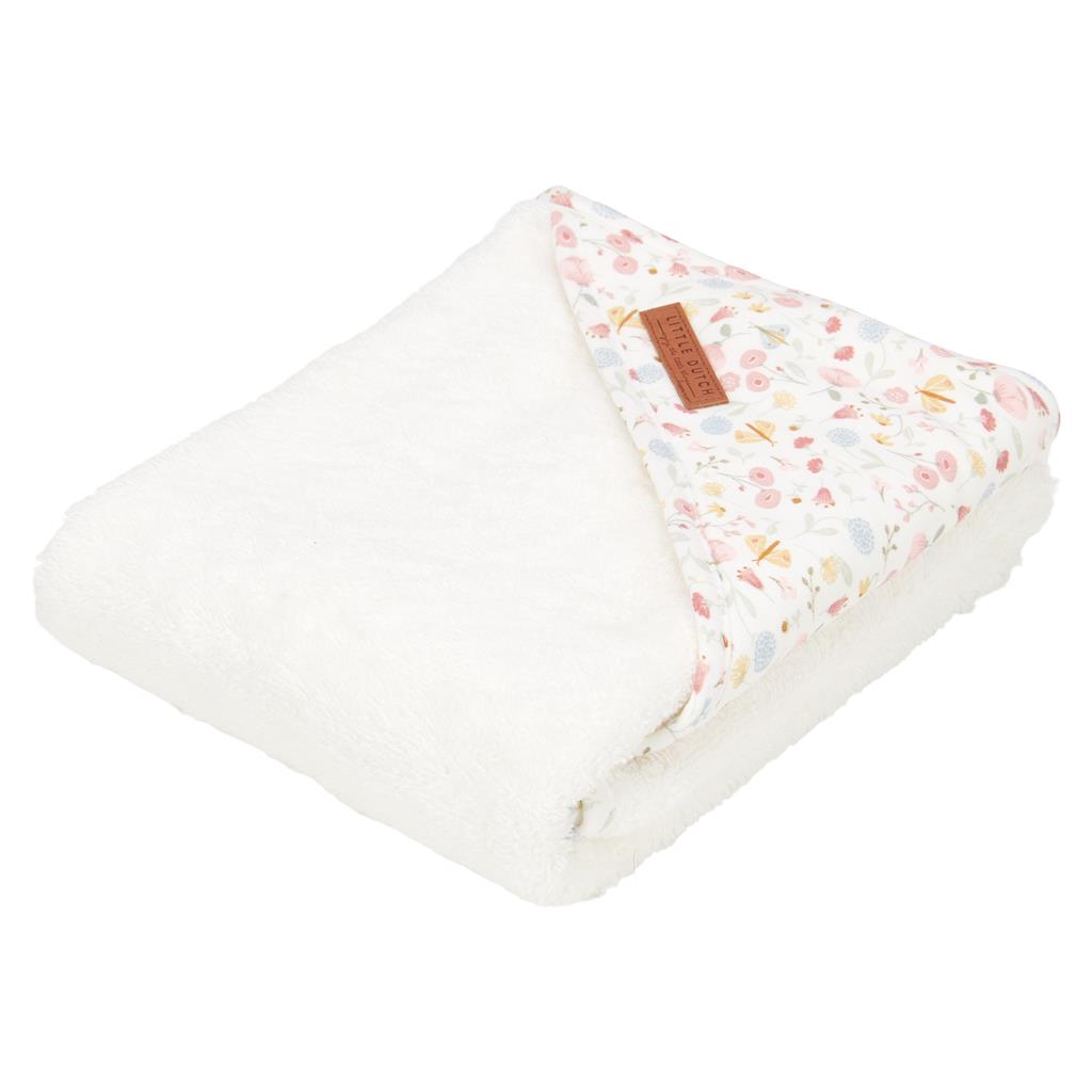 Serviette de bain fleurs&papillons