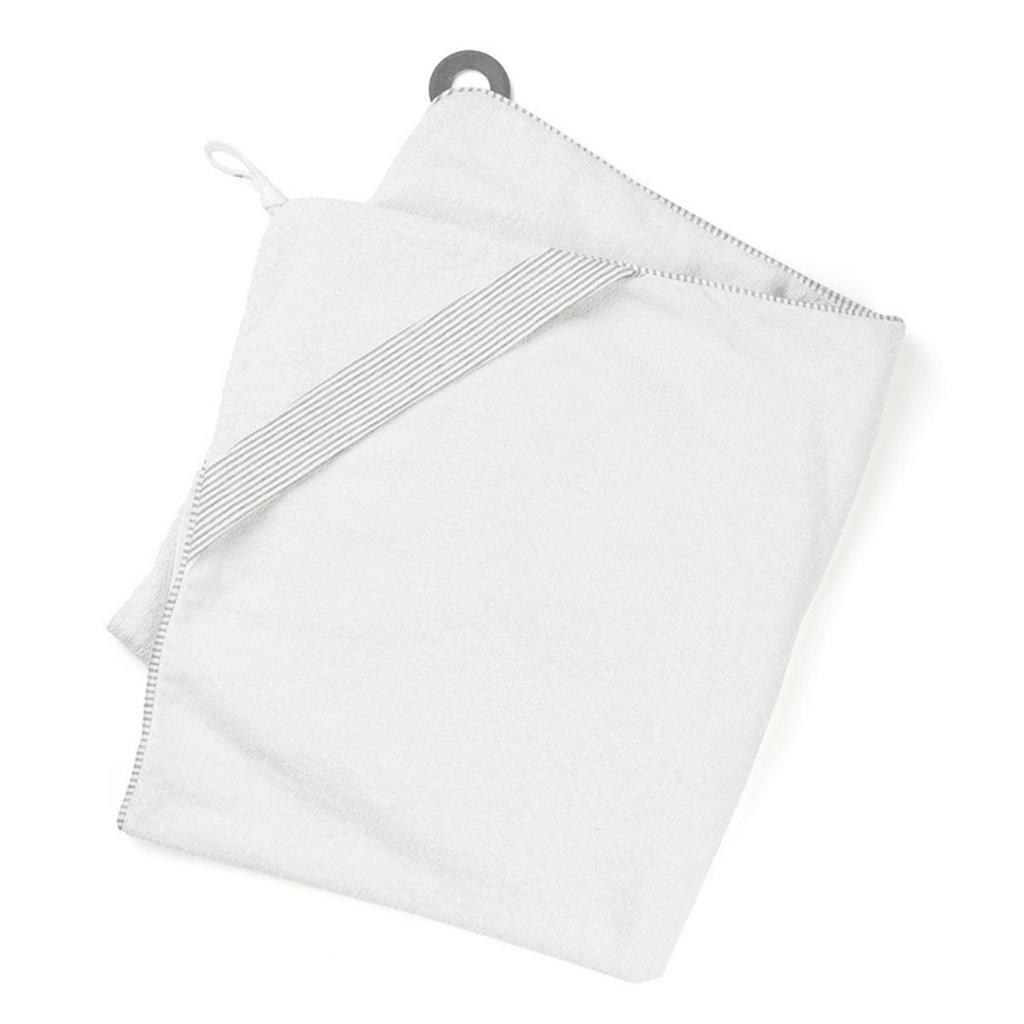 Serviette de bain avec anneau de dentition dry'n play