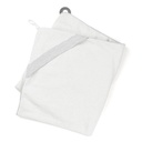 Serviette de bain avec anneau de dentition dry'n play