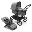 Stroller Fox5(excl.hood)black/grey mel.