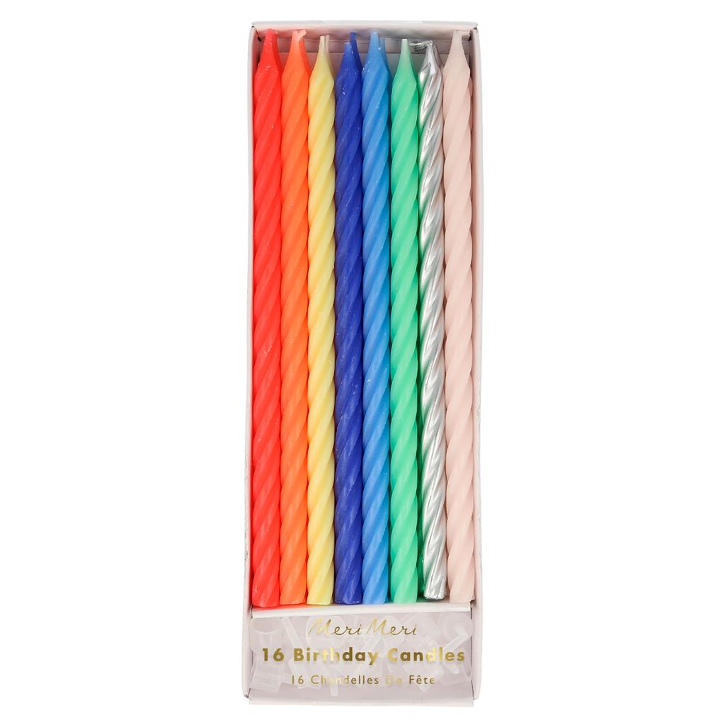 Candles (16 pieces) block multi color