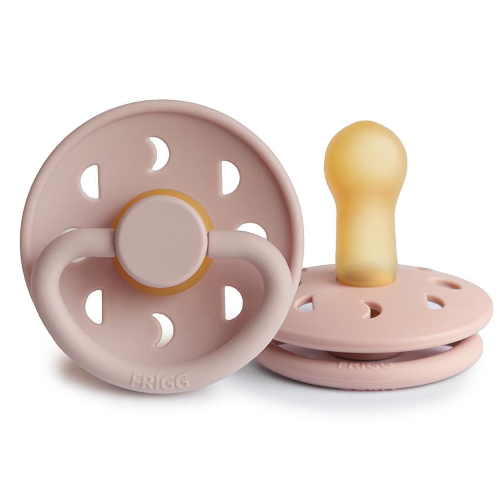 Pacifier latex moon (6-18months, 2 pieces)