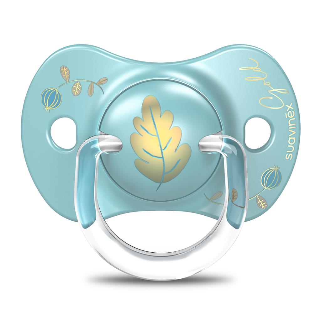 Pacifier 6-18m (sil,rever) gold