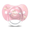 Pacifier 6-18m (sil,rever) gold