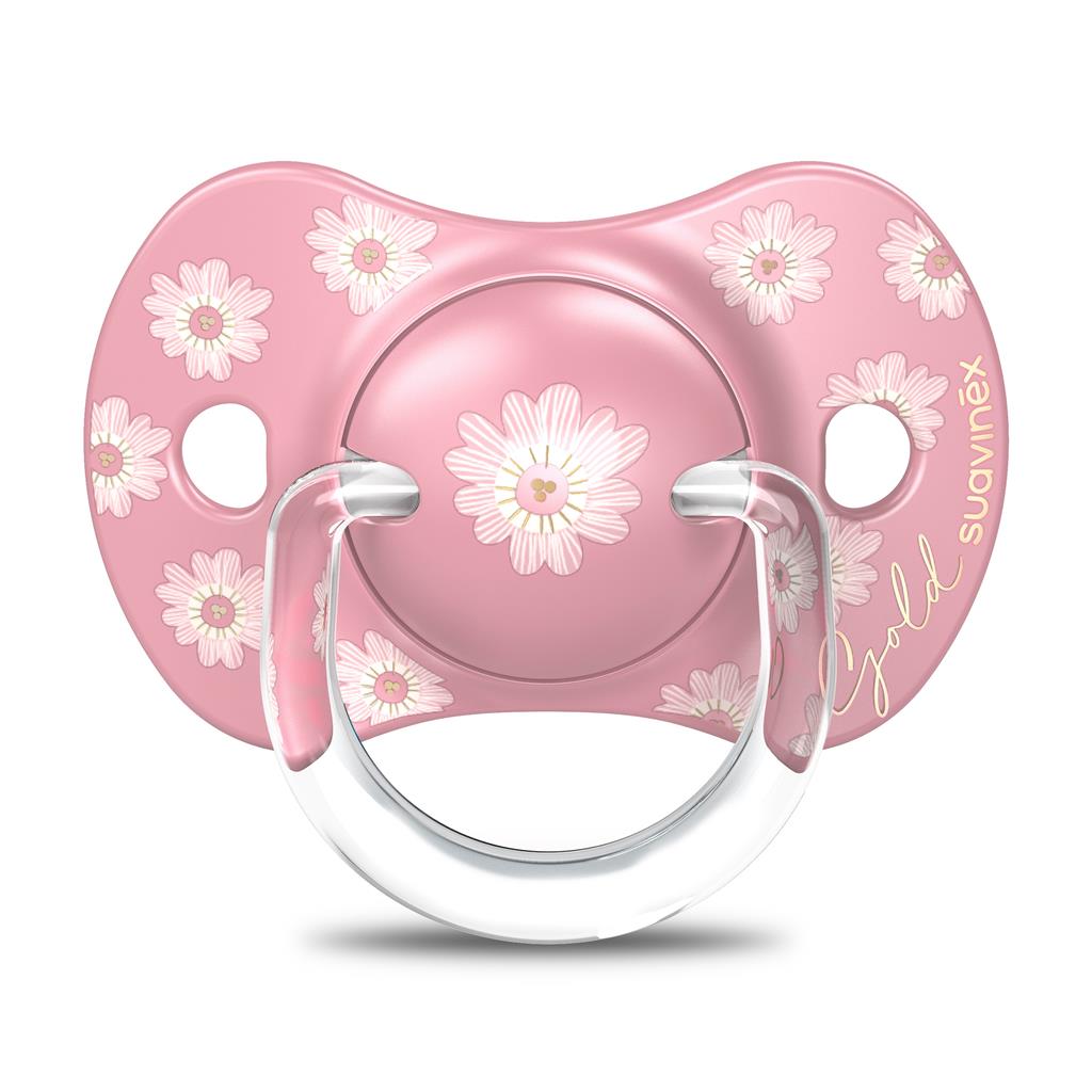 Pacifier 18m+ (sil,rever) gold