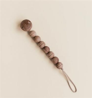 Pacifier chain Onno walnut