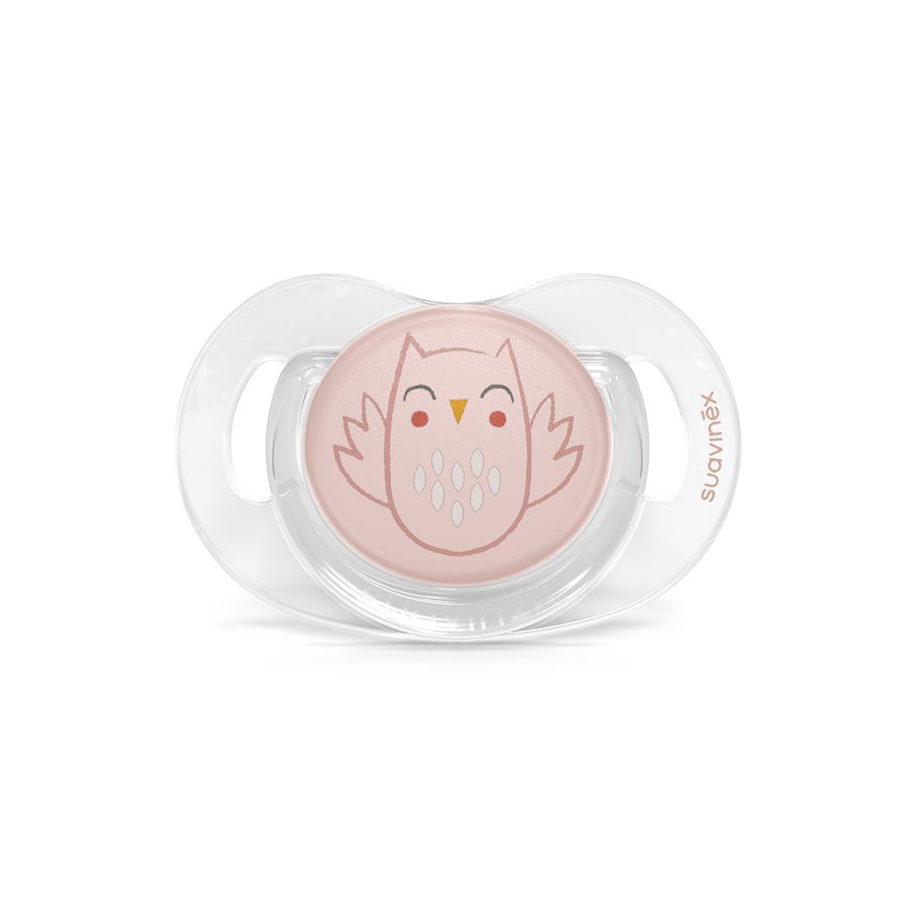 Pacifier 0-6m (sil.) reversible Owl Suav Bonhomia