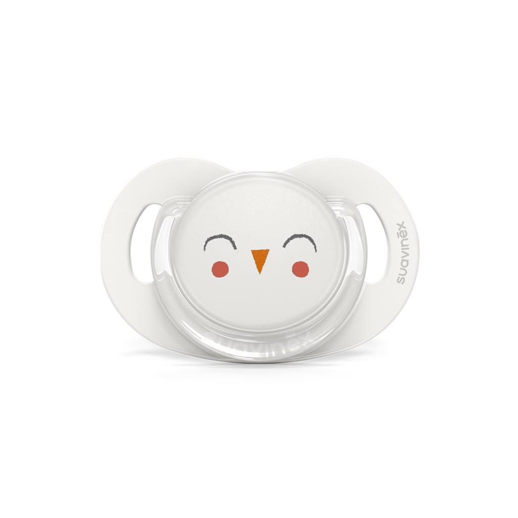 Pacifier 6-18m (sil.) reversible Owl Suav Bonhomia