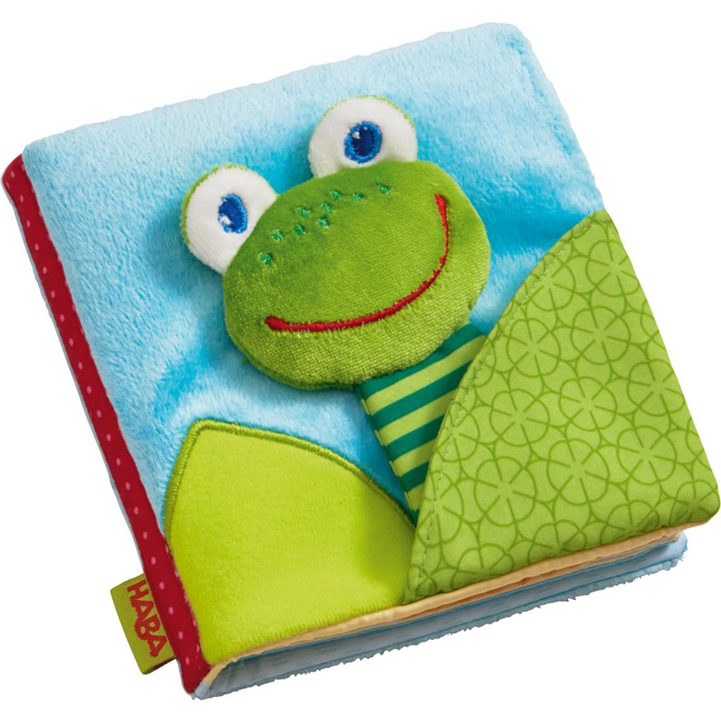 Livre de tissus grenouille magique