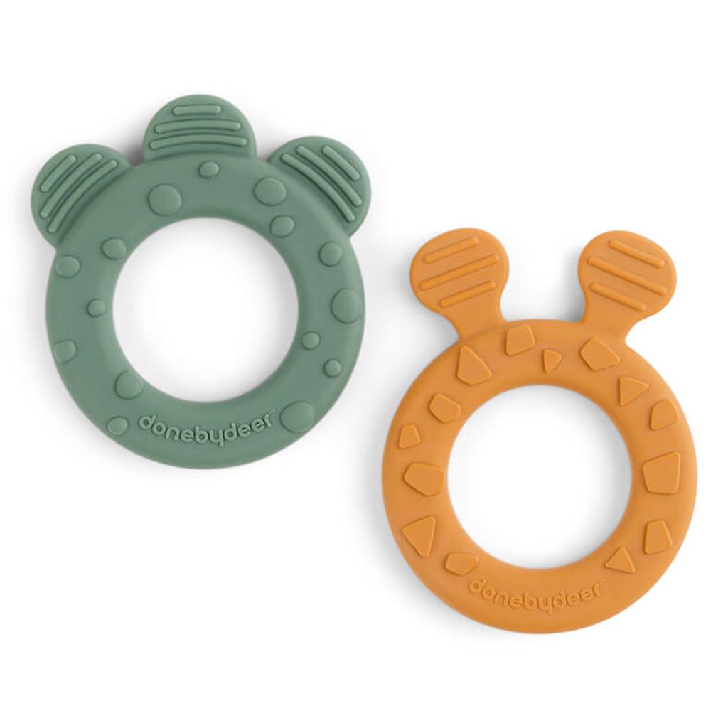 Teething ring (2-pack) deer friends