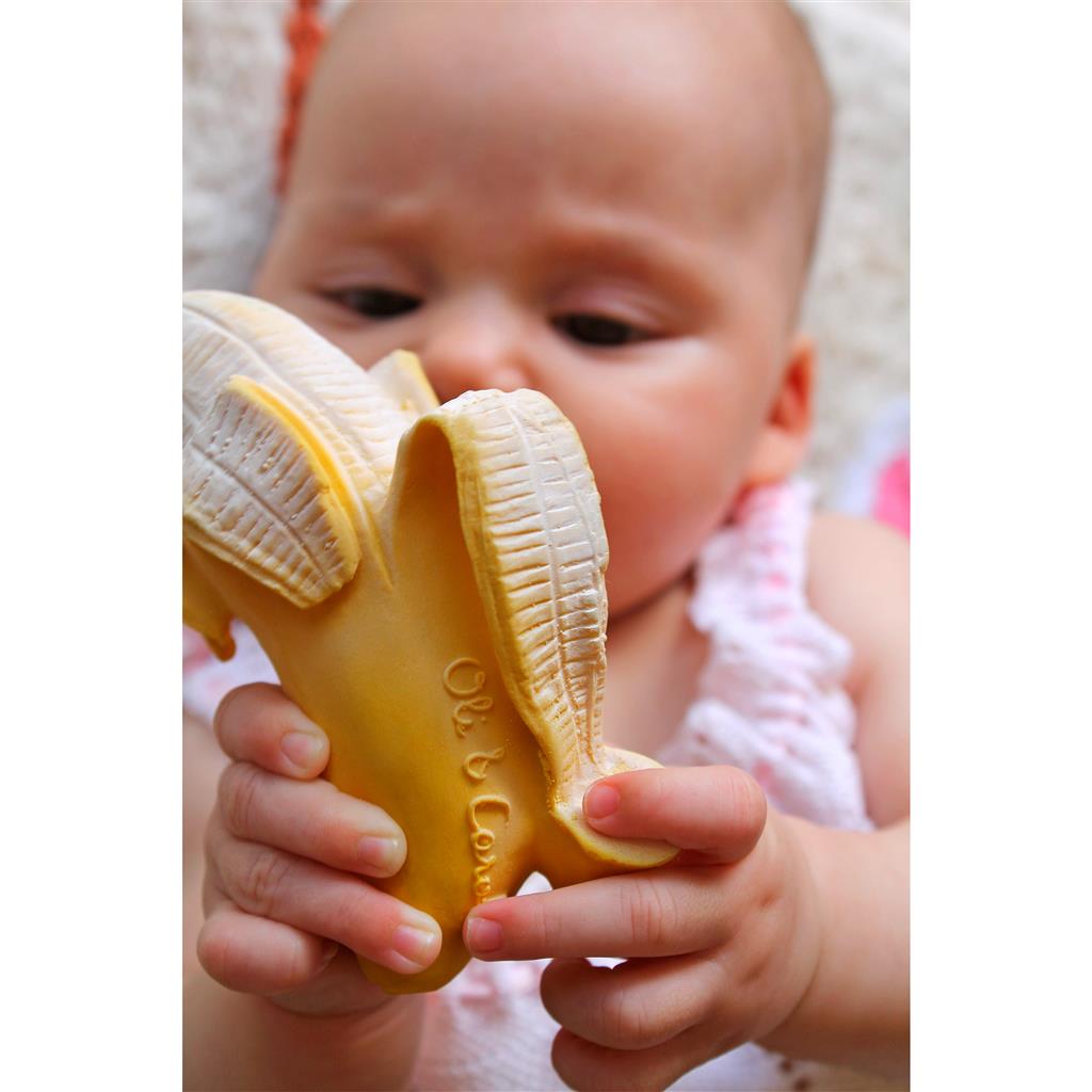 Banana teething ring