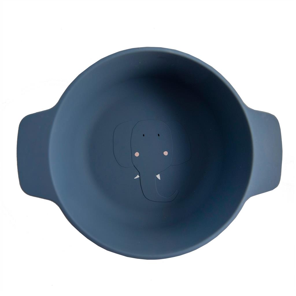 Siliconen kom met zuignap