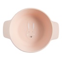 Siliconen kom met zuignap