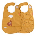 Bib (2-pack) Raffi Doney by Deer