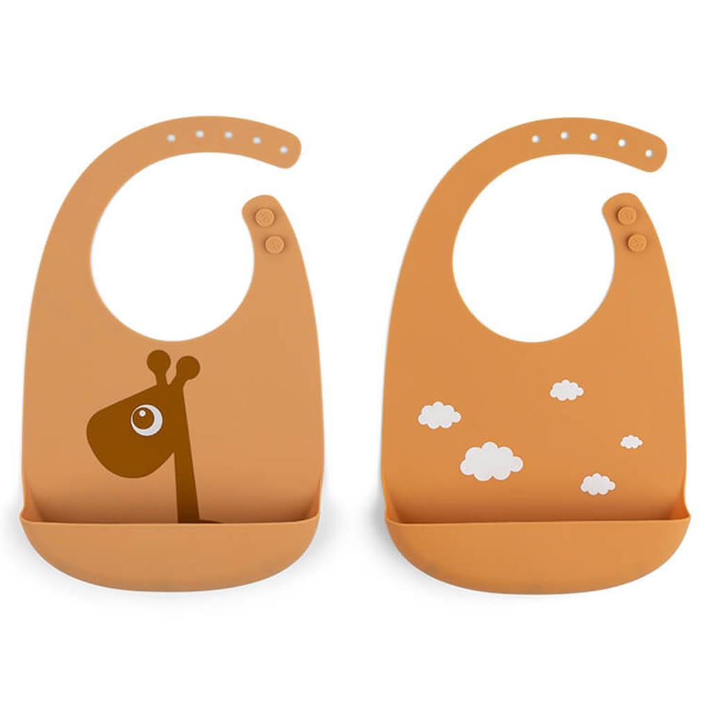 Bib (2-pack) Raffi Doney by Deer