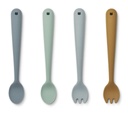 *Vork + lepel (4-pack) Shea