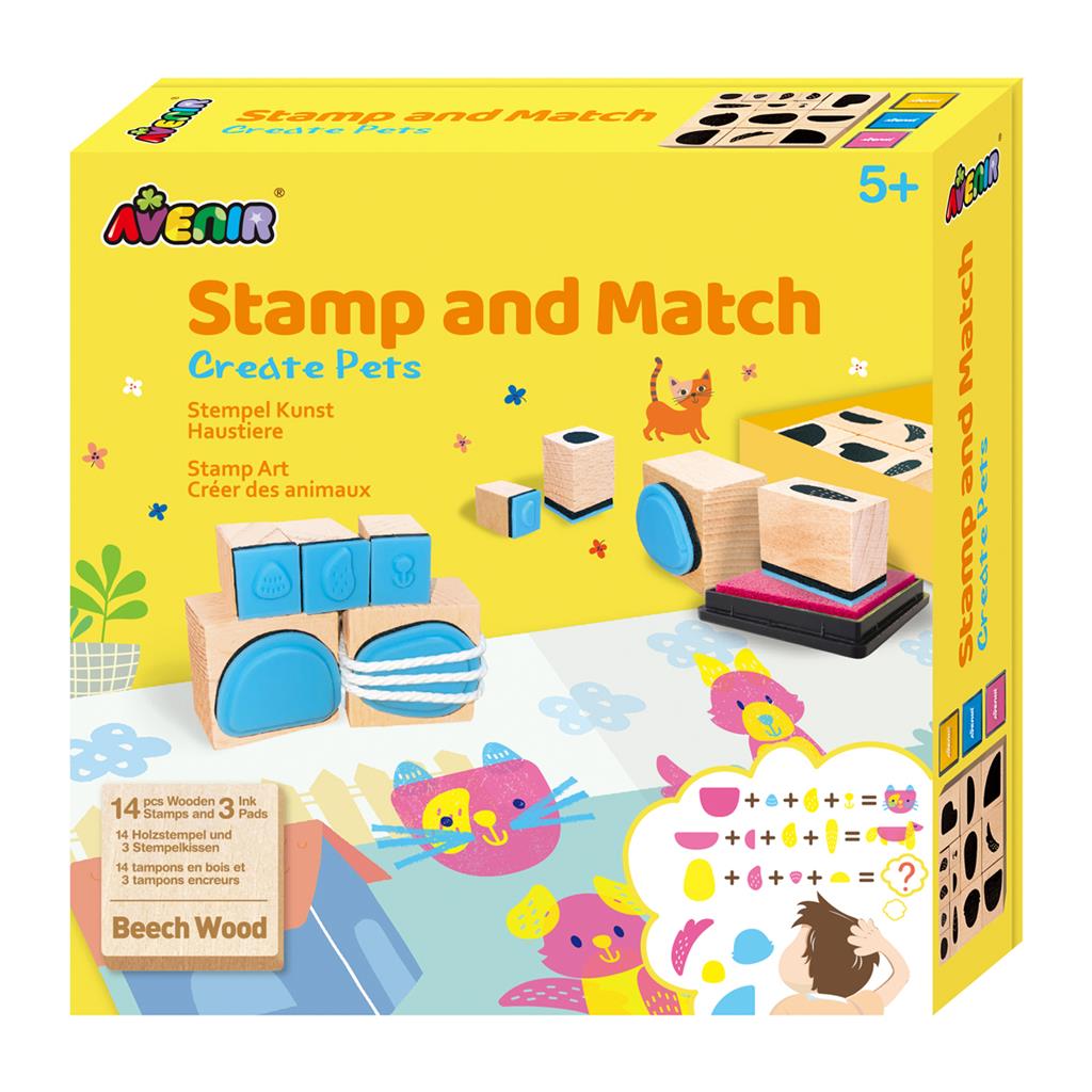 Stamp art make animal