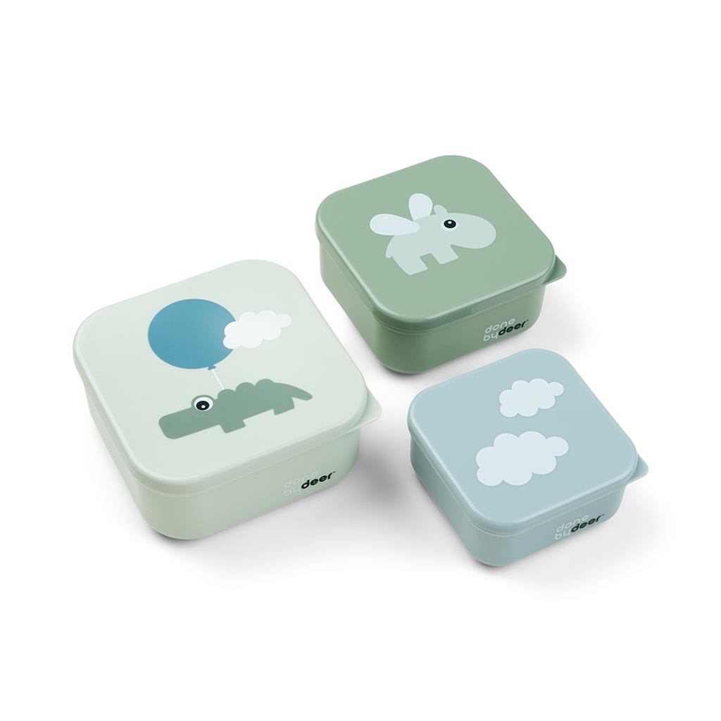 Boîte à goûter (3pcs) Nuages heureux