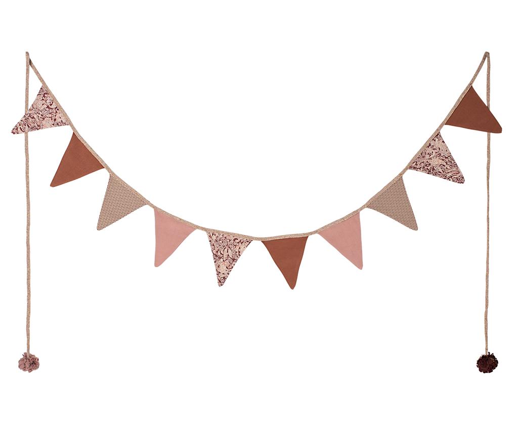 Flag line garland pink