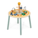 wooden animals activity table