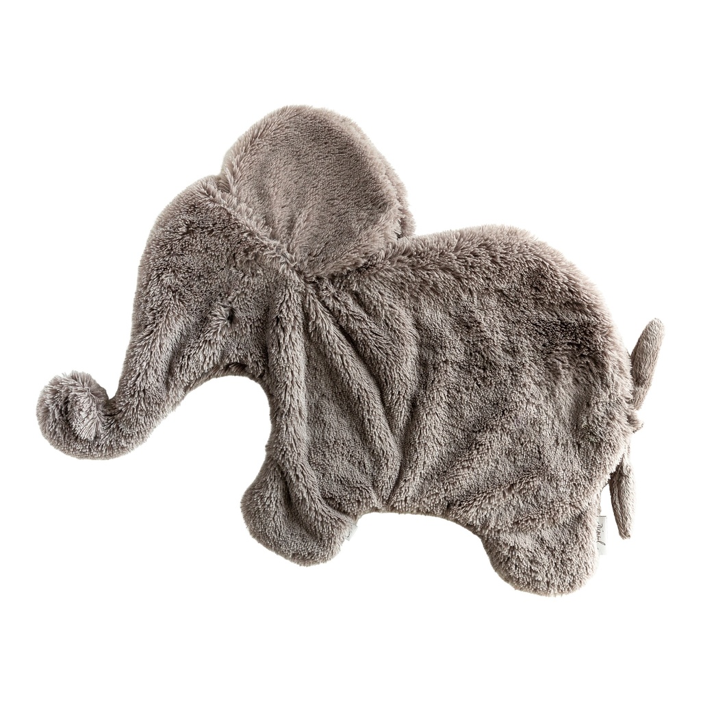 Doudou éléphant Oscar gris-brun