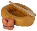 *Mini bateau en caoutchouc pour souris 4cm