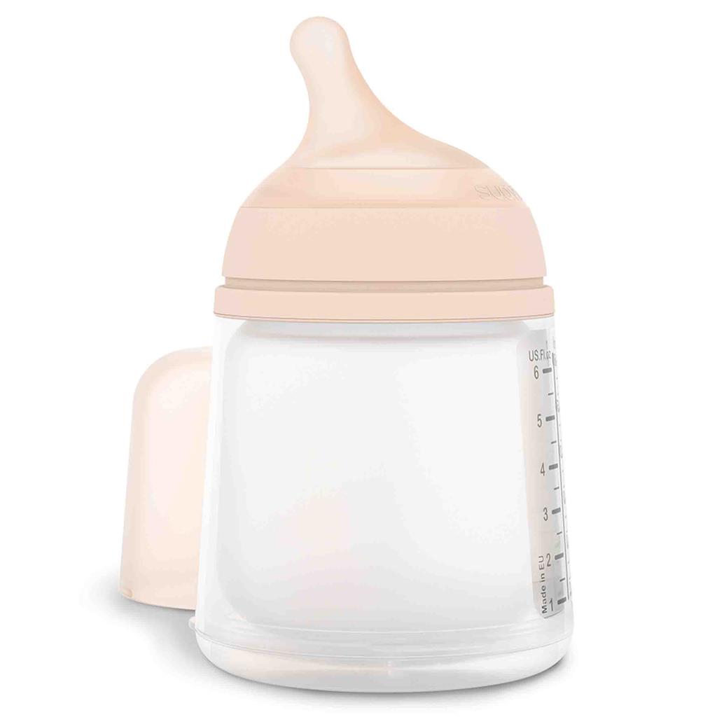 Feeding bottle anti-colic 0.0 (180ml, adapt.)