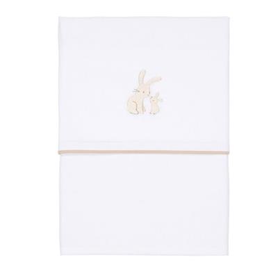 Cradle towel Baby Bunny embroidered