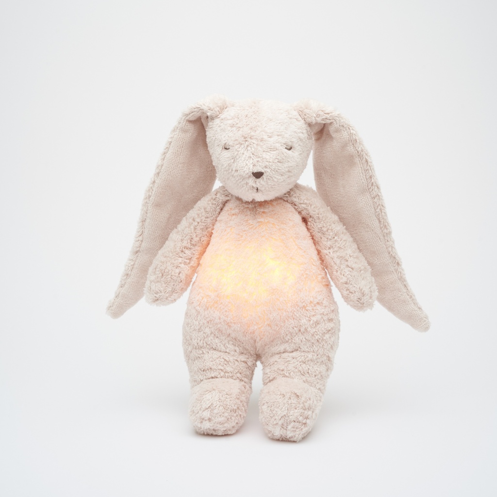 Lapin en peluche (avec son et lumière)