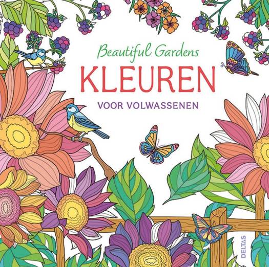 Beautiful Gardens - Coloring for adults